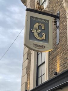 Constitution pub sign