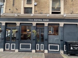 Front view of Royal Oak pub.