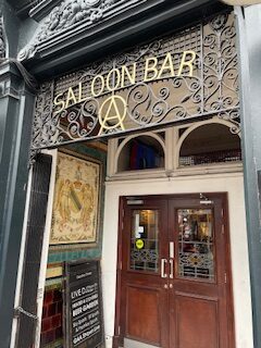 Entrance door Saloon Bar