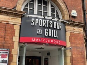 Entrance to Sports Bar & Grill