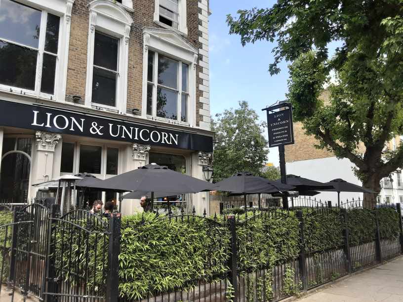 View of Lion & Unicorn pub