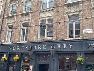 Exterior of Yorkshire Grey pub