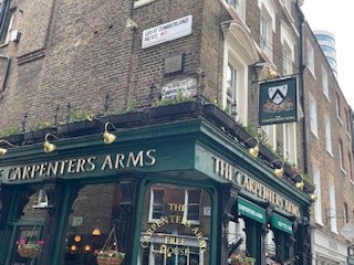 Exterior of Carpenters' Arms