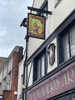 Front of Coopers Arms in Kilburn