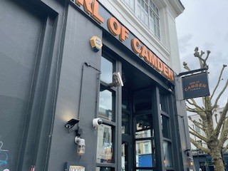 Sign for Earl of Camden