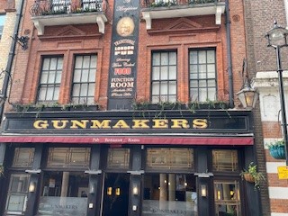 Exterior of Gunmakers, Marylebone