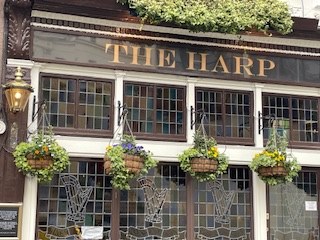 Outside view of The Harp