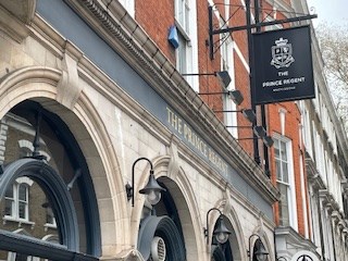 Pub sign Prince Regent Marylebone