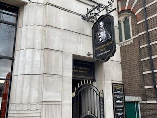 Pub sign Shakespeares Head Holborn
