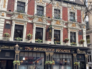 Outside view Sherlock Homes pub