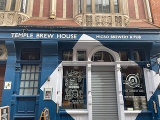 Front view Temple Brew House
